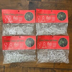 VTG Adams 32 Indoor Outdoor Light Holders Clips Christmas Holiday Decorations